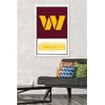 thumbnail image 2 of NFL Washington Commanders - Logo 22 Wall Poster, 22.375" x 34" Framed, 2 of 6