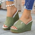 thumbnail image 6 of Wowcloth Women's Platform Sandals – Comfortable Peep-Toe Wedge Design with Versatile Casual Style for Beach and Daily Wear, 6 of 9