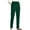 04# Dark Green, variant on Corduroy Pants for Women Elastic High Waist Pull On Straight Leg Slacks Casual Trousers with Pocket Earthy Yellow S