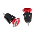 thumbnail image 6 of Road Cycling Bike Handlebar Bar End Stopper Caps Red, 6 of 8