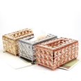 thumbnail image 1 of Caja de pañuelos de cristal europea, sencilla, para mesa de centro de sala de estar, caja de almacenamiento de escritorio, caja de papel para servilletas, 1 of 5