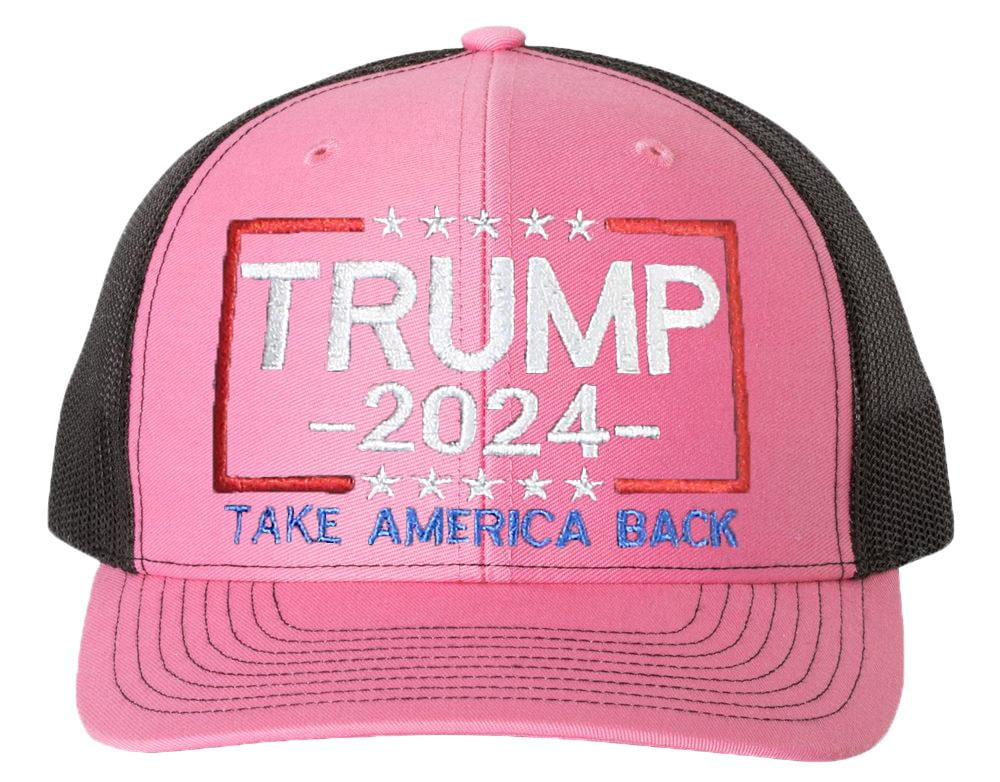 USA Dk Grey Black 112 NEW Make America Great Again Donald Trump 2024 Hat Cap