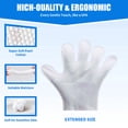 thumbnail image 4 of FeiFu 20 PCS Pet Disposable Gloves Dog Cats Bath Cleaning Gloves Waterless Grooming Wipes Gloves for Decontamination Hair Removal Pet Care Supplies, 4 of 7