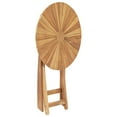 thumbnail image 3 of vidaXL Table de Jardin Pliante Ø 60 cm Bois Massif Teck, 3 of 5