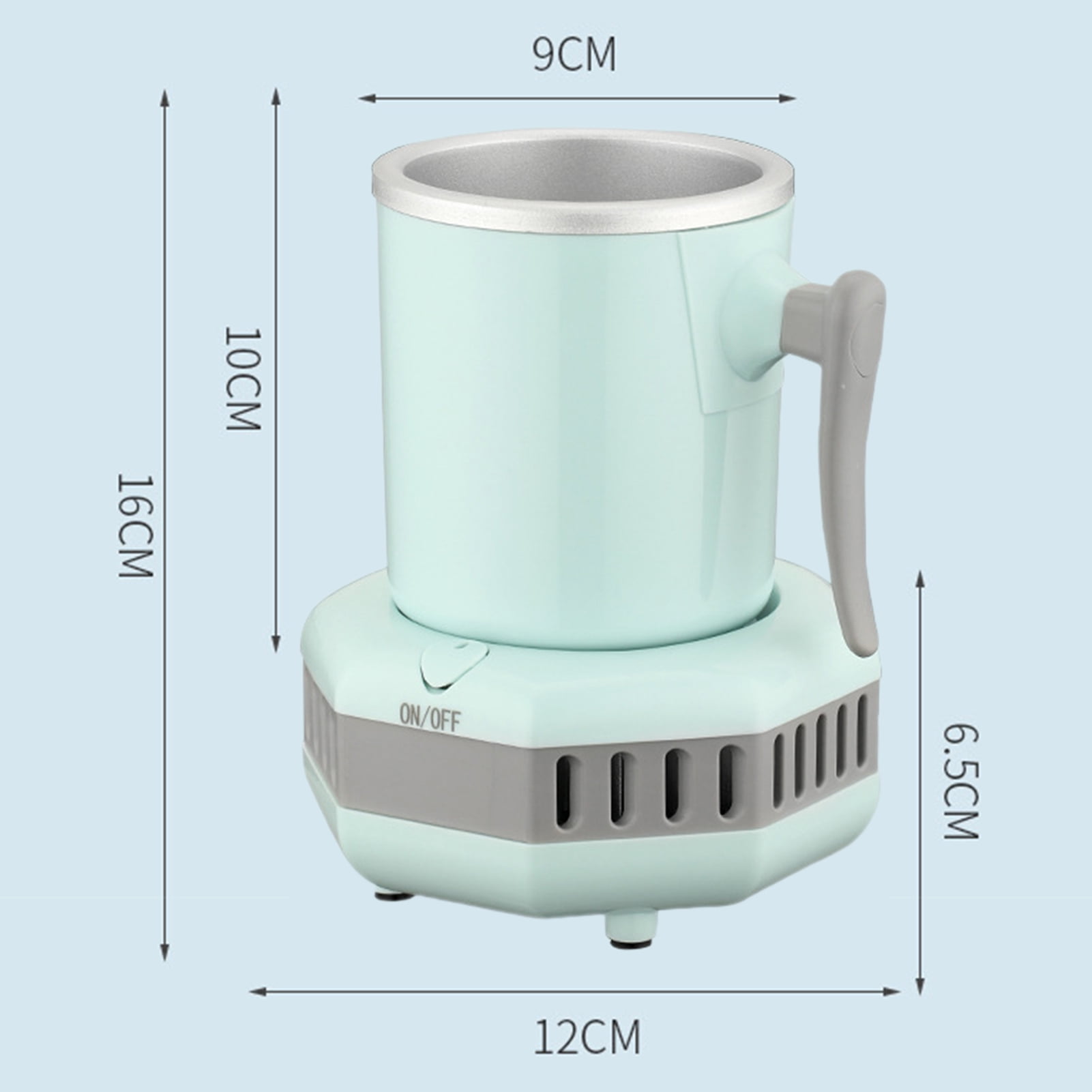 Sunjoy Tech Quick Cooling Cup Easy One-Touch Operation Portable Mini Electric Drink Instant Cooler with Sunken Style for Beer Juice Coffee