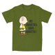 thumbnail image 3 of Camiseta de algodón para hombre de Peanuts, Charlie Brown, Mis ansiedades, Tengo ansiedades, Snoopy, Camiseta de cuello redondo, Camiseta de manga corta, 3 of 5