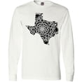thumbnail image 3 of Inktastic Texas Silhouette Mandala Long Sleeve T-Shirt, 3 of 5