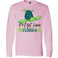 thumbnail image 3 of Inktastic Port St. Lucie, Florida Happy Sea Turtle Long Sleeve T-Shirt, 3 of 5