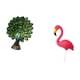 thumbnail image 5 of Figura de escritorio,Estatua de pavo real en estante,escritorio,decoración del hogar,Estatua de estaca de jardín,Adorno de jardín con forma de flamenco,estaca para césped,patio o, 5 of 8
