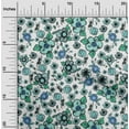 thumbnail image 1 of oneOone Cotton Poplin Twill Dusty Teal Green Fabric Florals Diy Clothing Quilting Fabric Print Fabric By Yard 56 Inch Wide, 1 of 4