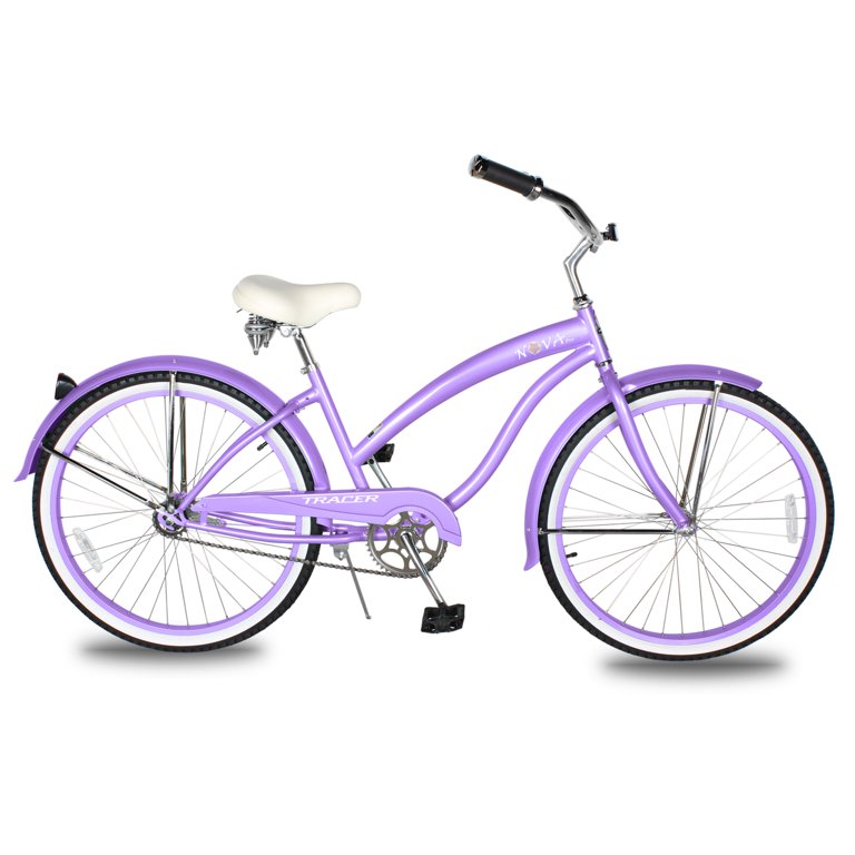 Tracer Nova Hybrid Beach Cruiser Bike for Women, 26 Inch