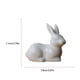 thumbnail image 3 of Figuritas de conejo de cerámica Toystoory decoración blanca pura 1 pieza, 3 of 6