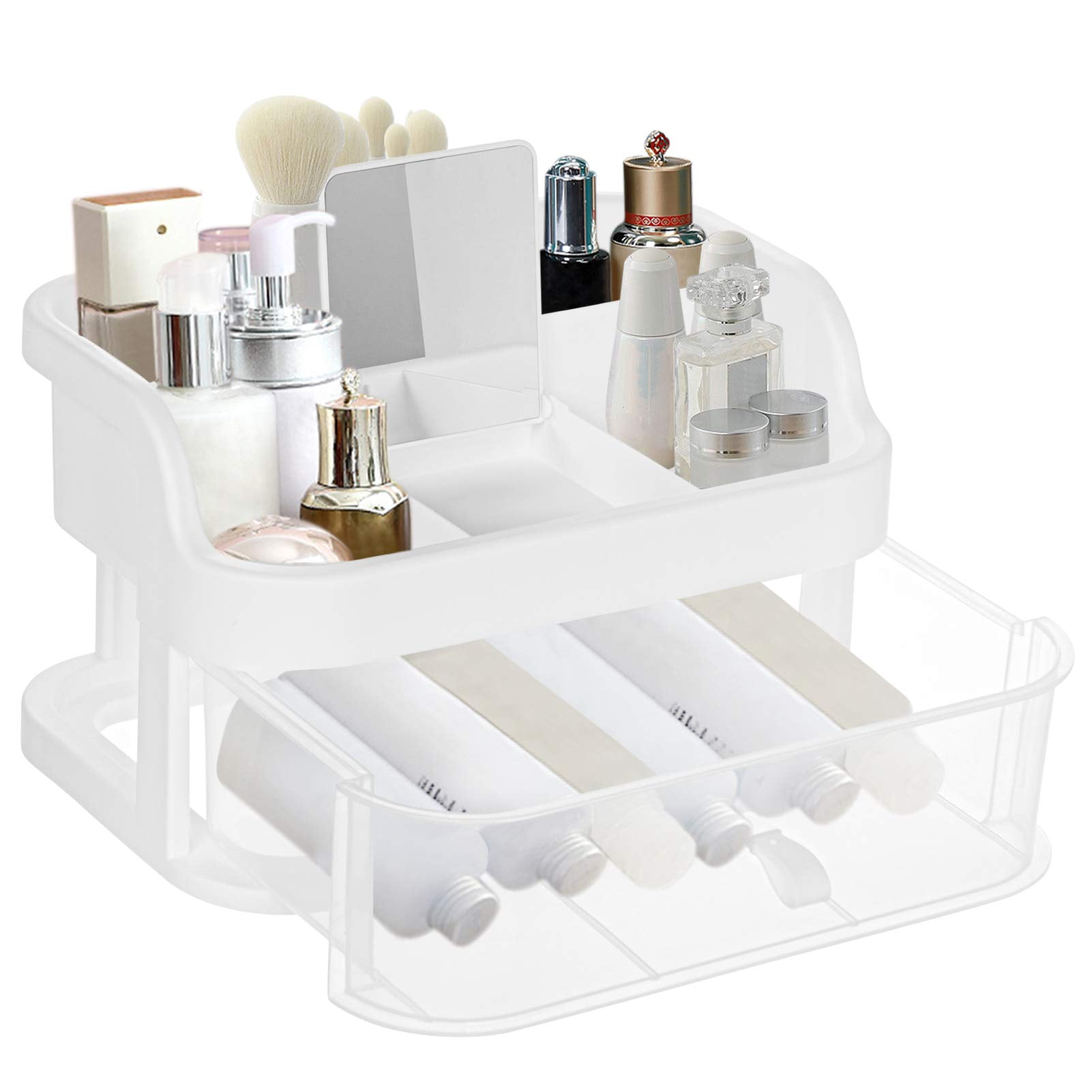 GymChoice Countertop Makeup Organizer with Drawers, Bathroom Vanity