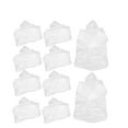 thumbnail image 3 of White Portable Rain Poncho Set of 10 for Adults Waterproof Breathable Outdoor Activities One Size, 3 of 7