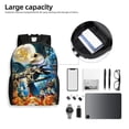 thumbnail image 5 of Nightmare Before Christmas Kids Backpacks School Bag Bookbag Casual Daypack Backpacks For Travel Hiking, 5 of 5