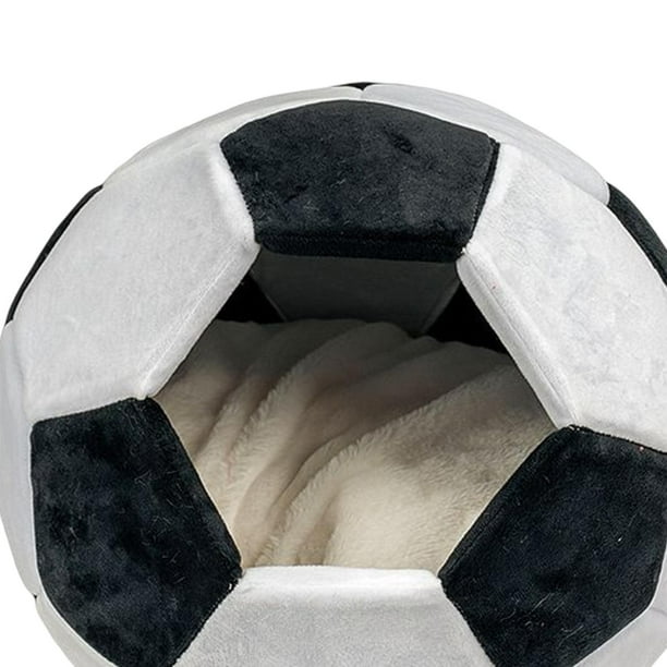 Yinanstore Portable Pet Bed Non Skid Washable Comfortable Football Shaped Warm Dog Bed Pet House Kitten Bed for Outdoor Cat Sleeping Indoor