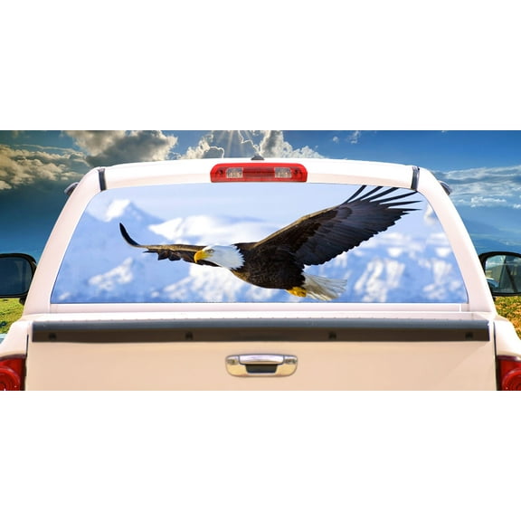 SignMission Fly Free Rear Window Graphic Truck View Thru Vinyl Back Decal