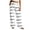 B White, variant on Women's Striped Lounge Pants Elastic Waist Straight Leg Trousers with Pockets Lightweight Comfy Cotton Linen Vacation Beach Pants,Sizes S-2XL
