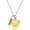 Yellow, variant on Womens Stainless Steel Faith Necklace, Mustard Seed In Apple Shape Openable Bottle Charms Pendant, Mothers Gifts for Her (Blue)