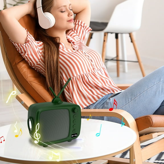 Mini Bluetooth Speaker with Solar Power, Flashlight & TF Card - Portable Desk Decoration, Ideal Gift