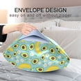 thumbnail image 5 of Ryvnso Satin Pillowcase Avocado Banana Floral Pillow Cases Standard Size 30x20in, 5 of 6