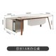 thumbnail image 1 of Charge Boss Office Desks Computer Single Person Manager Modern Office Desks Simplicity Mesa Escritorio Working Equipment QF50OD My Lux Decor Round, 1 of 11