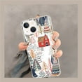 thumbnail image 2 of Christmas Trees House Case Compatible with iPhone 14,Unique Art Design TPU Bumper Cover Case, 2 of 6