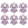 thumbnail image 2 of SMKE Easter Cabinet Bow Decor,Spring Holiday Door Bow with Bunny Ear,Festive Ribbon Accent,6PCS Large Easter Ribbon Bows 40 Inch Linen Bunny Print for Cabinet Door Wreath Home Holiday Spring Decor, 2 of 8