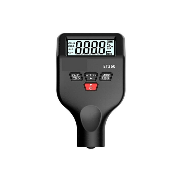 ET360 Magnetic Thickness Gauge For Cars Mini Tester Measuring Instruments 0-1500um Car Paint Making Automotive Tester ,Automatic Calibration