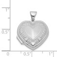 thumbnail image 3 of 925 Sterling Silver Heart Locket Pendant Charm, 3 of 7