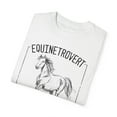 thumbnail image 3 of Hilarious Equestrian Horseman Horseback Riding Enthusiast Humorous Equestrianism Horsemanship Racehorse Fan Unisex Garment-Dyed T-shirt, 3 of 4