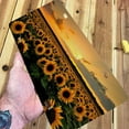 thumbnail image 5 of Yehwow Sunflowers and Sunsets Metal Car Plate Decorative Aluminum License Plate Tag Sign, 5 of 5