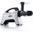 thumbnail image 1 of Omega Cold Press Masticating Horizontal Juicer with Nutrition System, 200W Low-Speed 3-Stage Augur, in Silver (NC1000HDS), 1 of 12