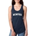 thumbnail image 1 of MmF - Women's Racerback Tank Top, up to Women Size 2XL - Memphis, 1 of 5