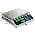 thumbnail image 2 of Costway 66Lbs Digital Weight Scale Price Computing Retail Count Scale Food Meat Scales, 2 of 10