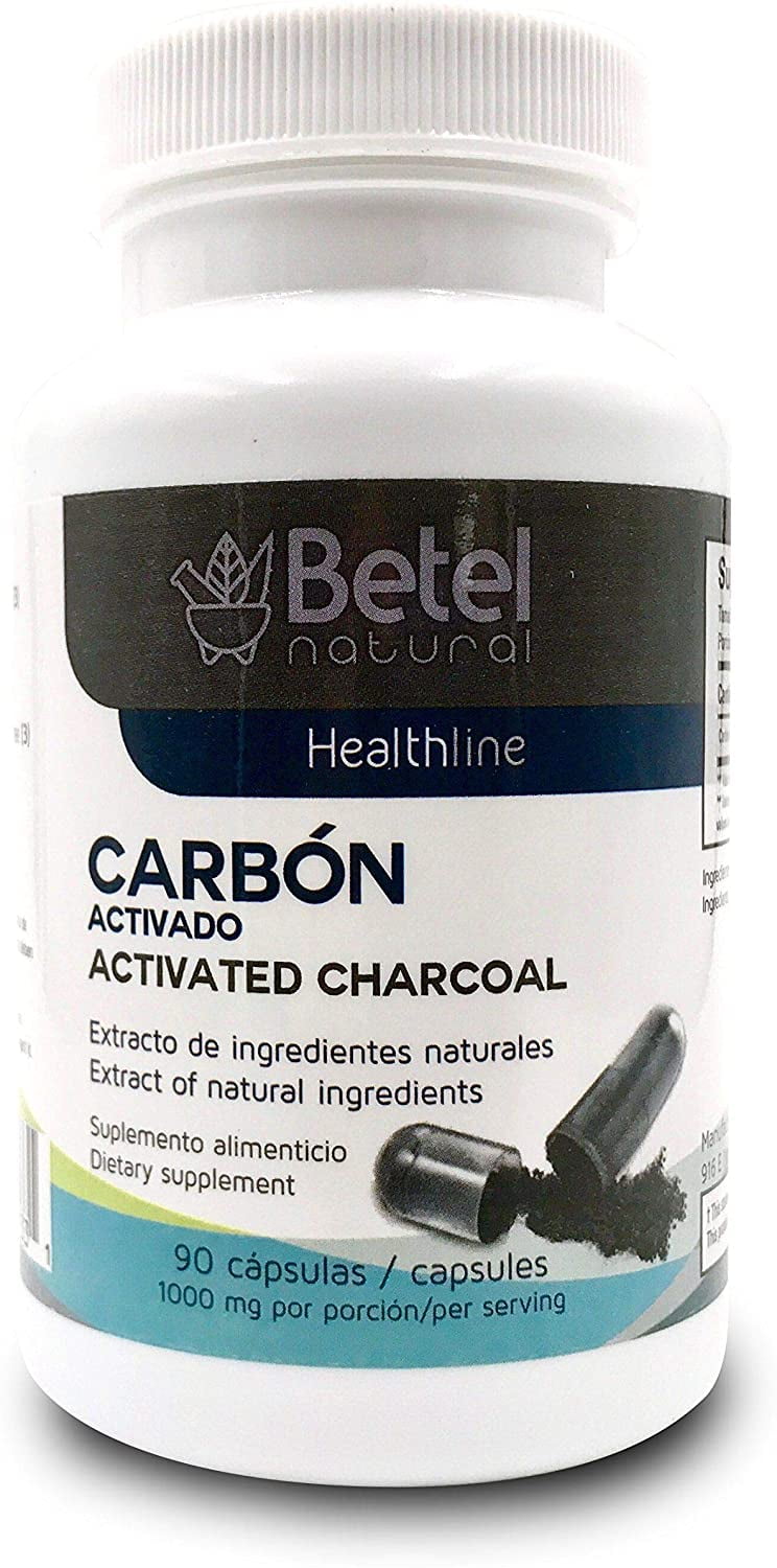 profundamente Cadera Promesa Carbon Activado Capsulas - Activated Charcoal Betel Natural 90 Capsules -  Walmart.com