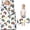 Monster Cartoon Truck White Pattern-1, variant on Monster Cartoon Truck Gray Pattern Teens Toddler Nap Mat with Pillow, Sleeping Mat Bag for Preschool Daycare 59"x22"