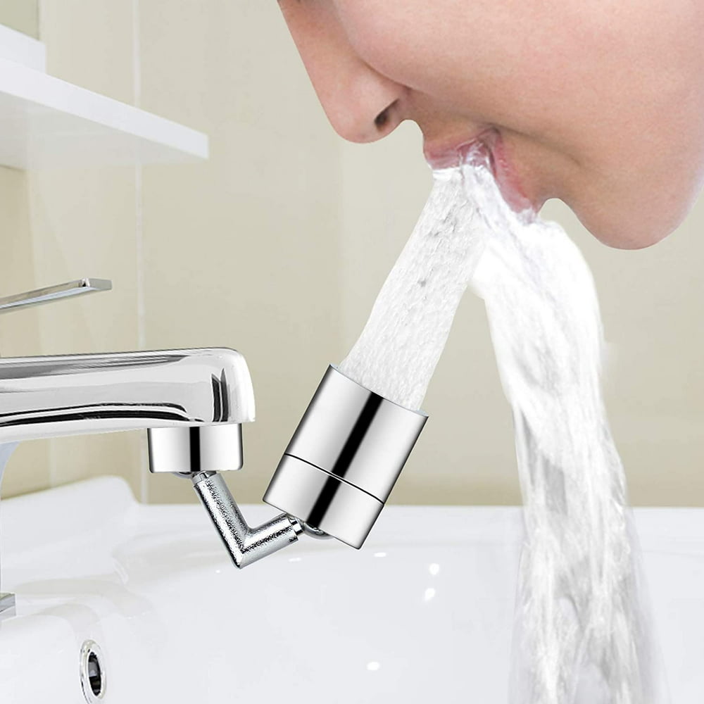 SPRING PARK Universal Splash Filter Faucet, 360 Degree Swivel Movable