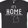 thumbnail image 4 of Inktastic It's Home- State of Michigan Outline T-Shirt, 4 of 5