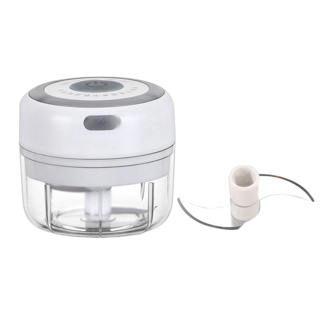 de eléctrica compacta, , de verduras, Mini procesador de alimentos, 2 tamaños disponibles 100ml Baoblaze Cortador de ajo eléctrico