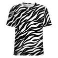 thumbnail image 5 of Animal Print Patterns Women's Short Sleeve T-Shirt Crew Neck Casual Summer Trendy Loose Fit Tops, 5 of 6