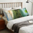 thumbnail image 6 of Naloa Lake Forest Dinosaur Super Soft 20x60 Body Pillow Case,Long Side Hidden Zipper（PILLOWS ARE NOT INCLUDED）, 6 of 6