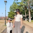 thumbnail image 5 of Sun Visors with Fan Sun Hat for Women Girls Commute Driving Sunhat for Travel Hiking Shopping, 5 of 9