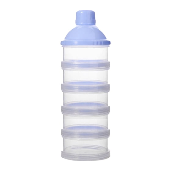 ZYHARUKO Portable 4/5 Compartment Baby Formulas Milk Powder Dispenser Toddler Food Food Storage Container Baby Food Storage Box