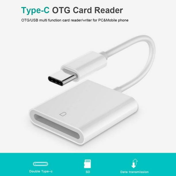 Adaptateur Usb Otg Adaptateur De Lecteur De Carte SD Compatible iPhone iPad
