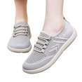thumbnail image 4 of Women's Slip On Sneakers Machine Washable Easy Care Women's Casual Shoes Breathable Mesh On Comfortable Flat Walking Shoes For Daily Wear With Jeans All Season, 4 of 8