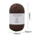 thumbnail image 3 of Clearance Under $1 Boovnll Cotton Yarn 4 Strands Soft Crochet Yarn 1.7 oz/50g Machine Wash for Knitting Crocheting Crafts Home Decorations DIY Kids Toys Knit Clothes Yarn, 3 of 4