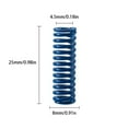 thumbnail image 2 of 3D Printer Heated Bed Leveling Spring Extruder Extrusion Compression heated bed spring Die Spring Replacement for CR-7, Blue, 8x25mm, 2 of 6