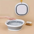 thumbnail image 2 of 1pc Foldable Wash Basin, Portable Collapsible Laundry Basin, Home Student Dormitory Baby Basin, 2 of 4