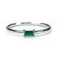 thumbnail image 4 of East-West Stackable Baguette Birthstone Ring - Garnet (January), 4 of 5